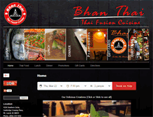 Tablet Screenshot of bhanthaicuisine.com